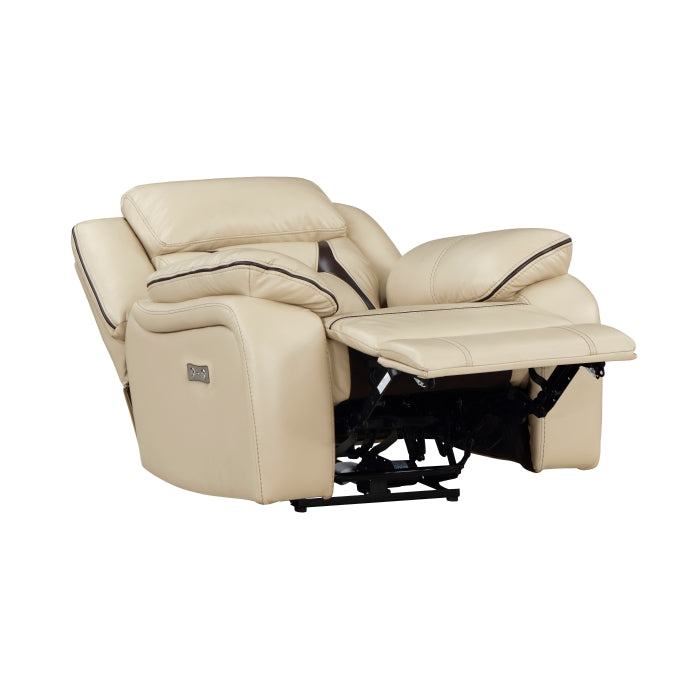 Amite Beige Power Reclining Chair