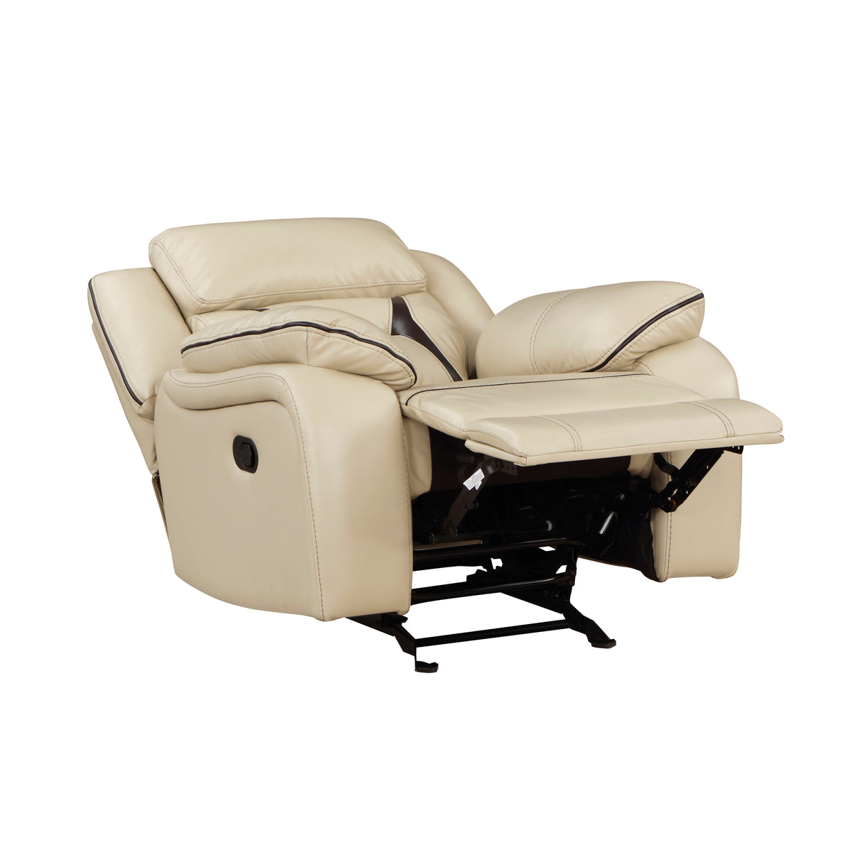 Amite Beige Glider Reclining Chair