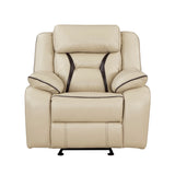 Amite Beige Glider Reclining Chair