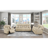 Amite Beige Power Reclining Chair