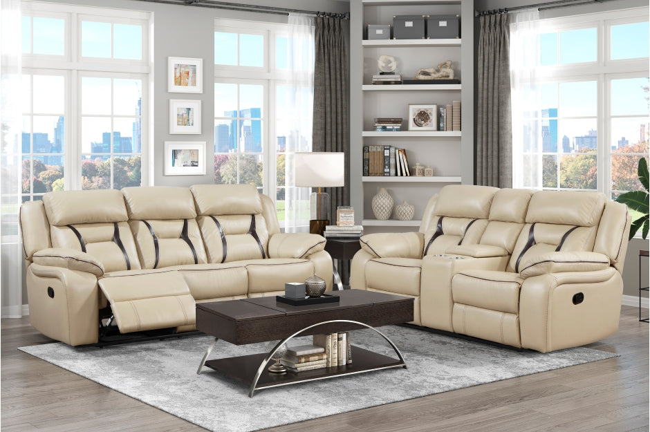 Amite Beige Living Room Set