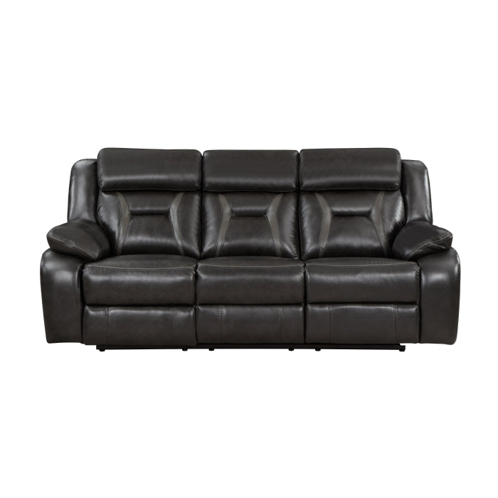 Amite Dark Gray Double Reclining Sofa