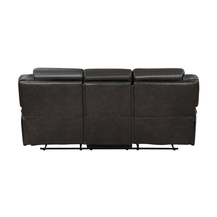 Amite Dark Gray Double Reclining Sofa