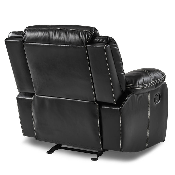 Bastrop Black Glider Reclining Chair