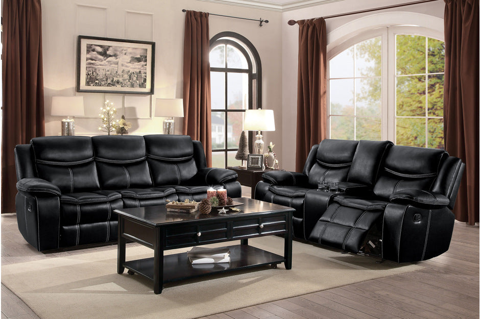 Bastrop Black Living Room Set