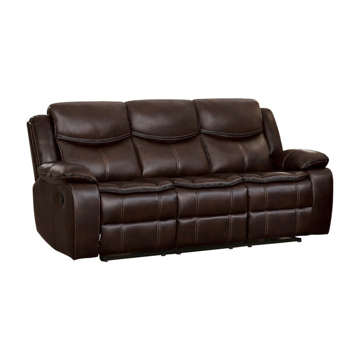 Bastrop Brown Reclining Sofa