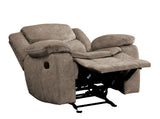 Bastrop Brown Fabric Glider Reclining Chair