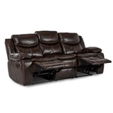 Bastrop Brown Reclining Sofa