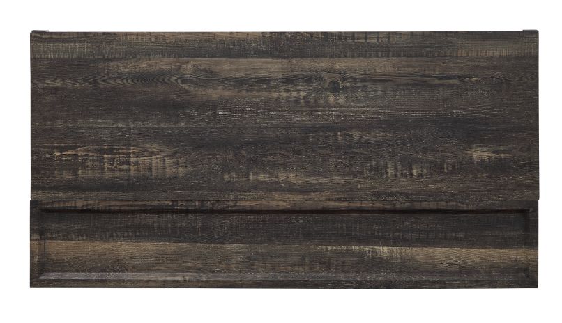 Cargo Weathered Oak Top & Gunmetal Finish Coffee Table