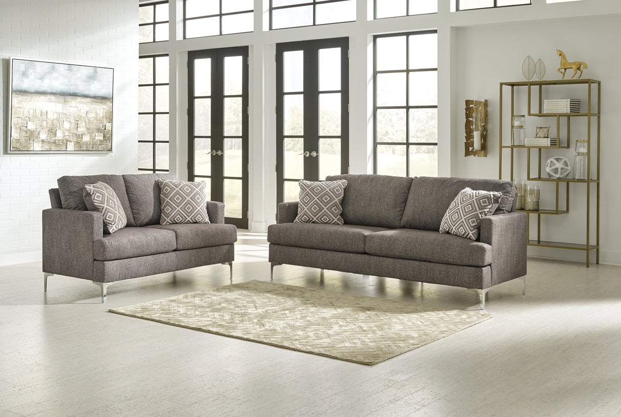 Arcola Sofa and Loveseat