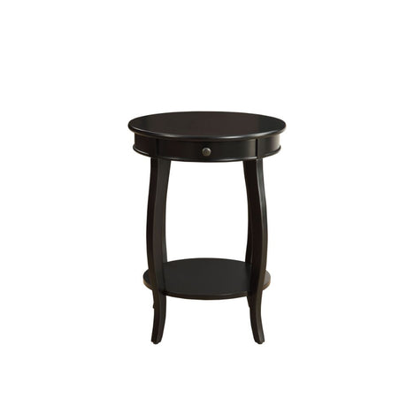 Alysa Black Finish End Table