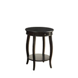 Alysa Black Finish End Table