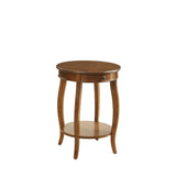 Alysa Walnut Finish End Table