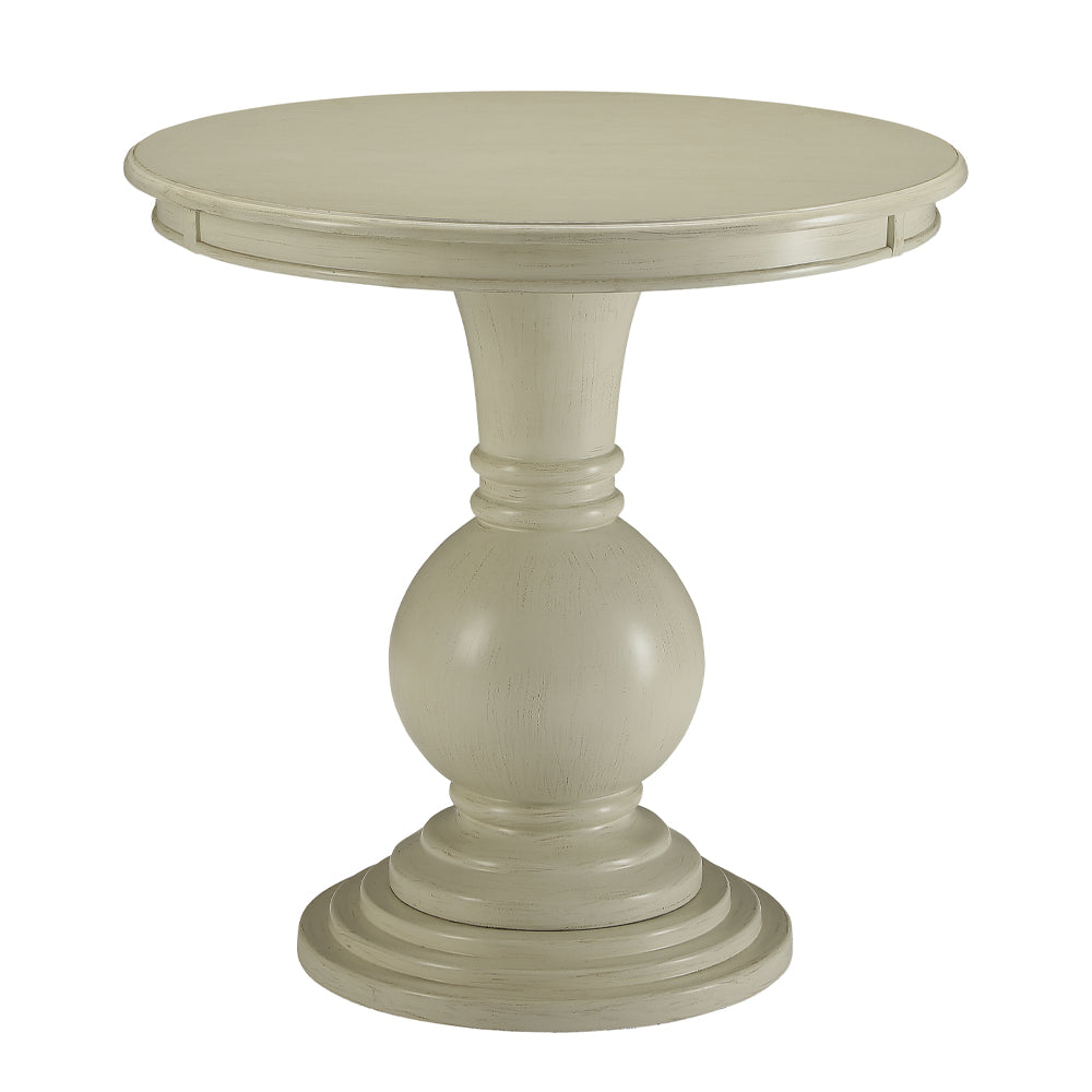 Alyx Antique White Finish Accent Table