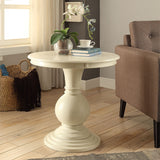 Alyx Antique White Finish Accent Table