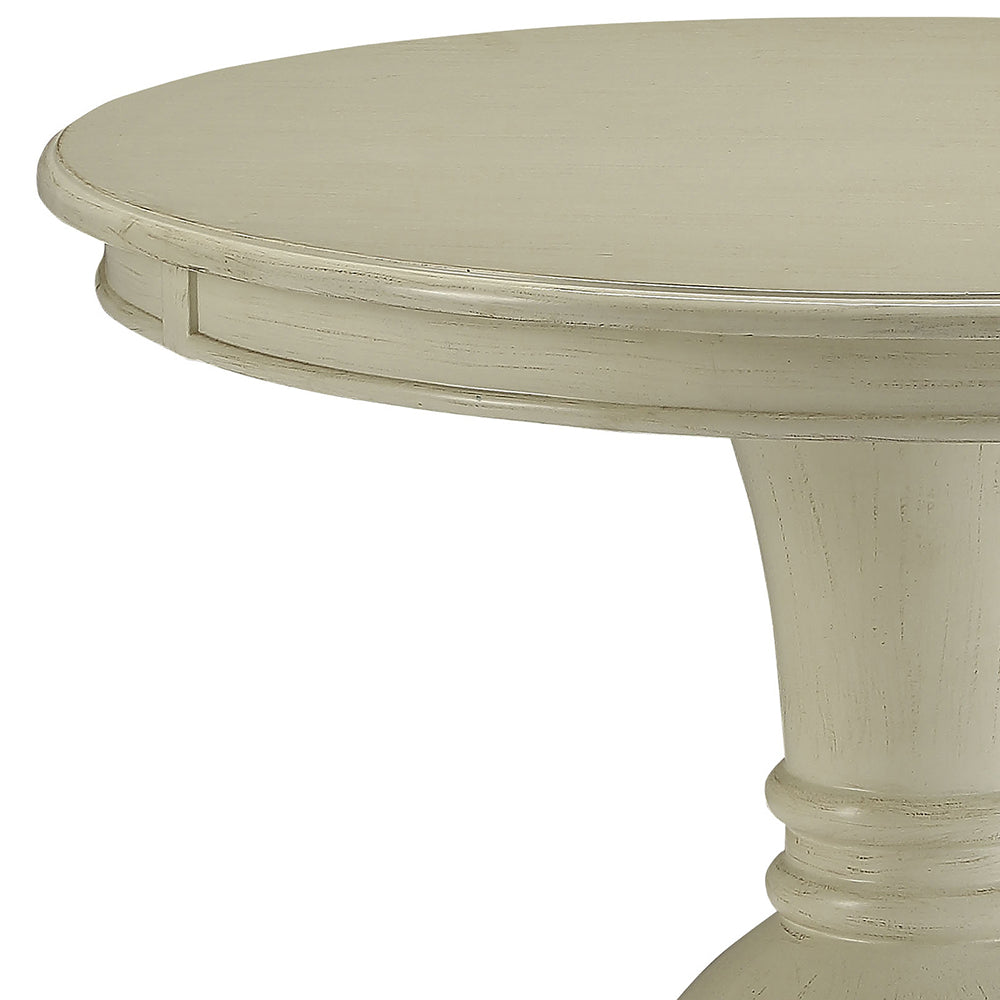 Alyx Antique White Finish Accent Table