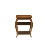 Becci Walnut Finish End Table