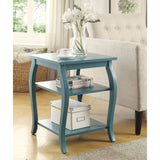 Becci Teal Finish End Table