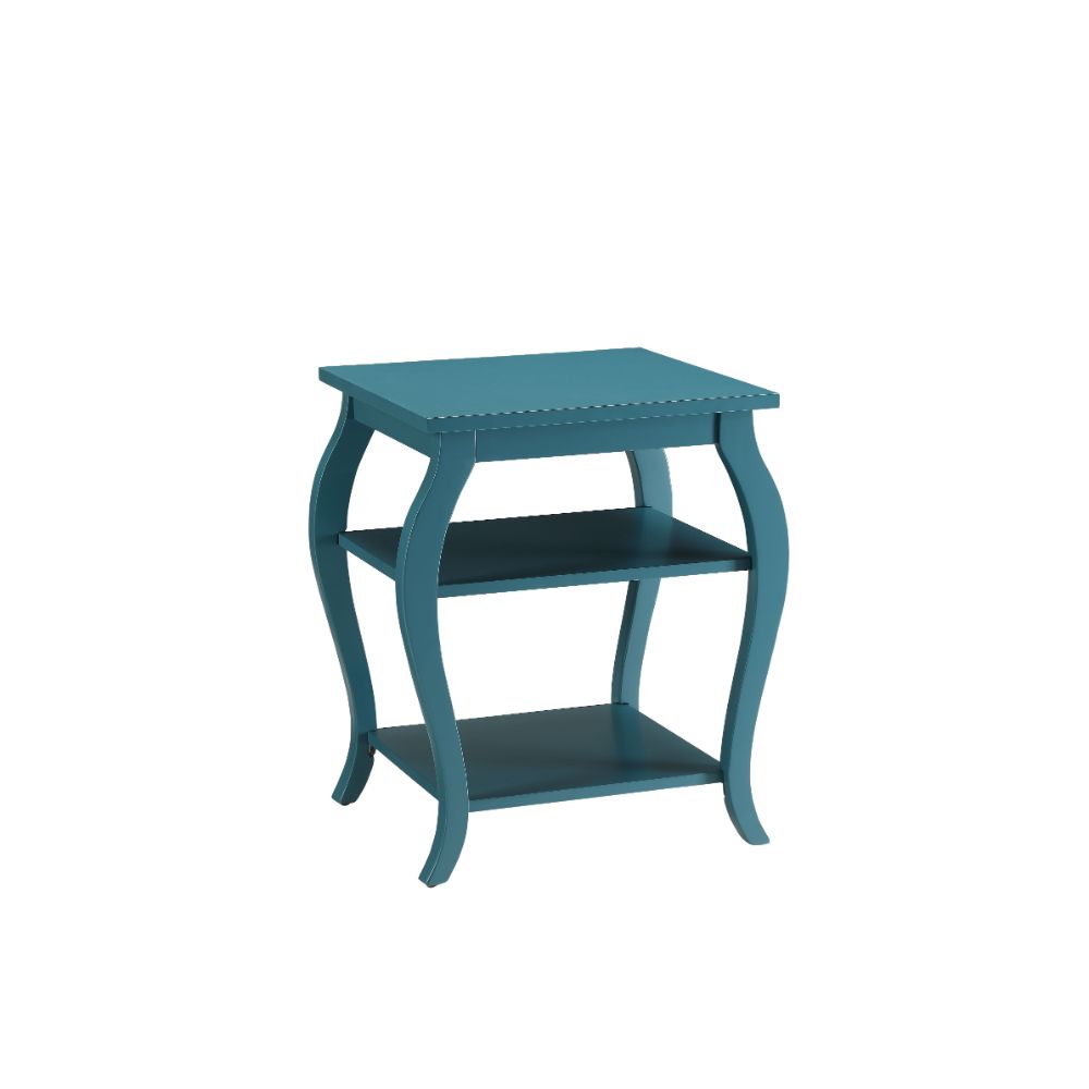 Becci Teal Finish End Table