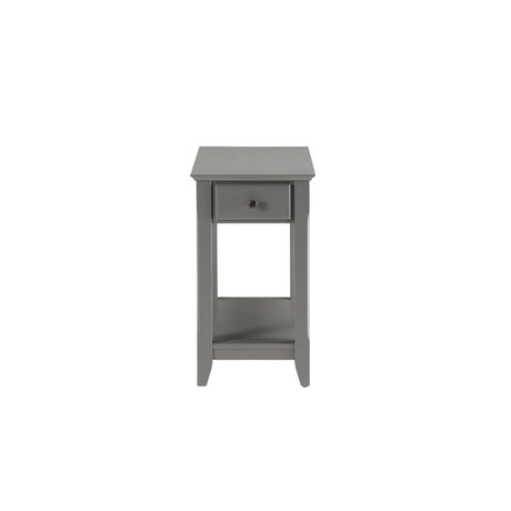 Bertie Gray Finish Accent Table