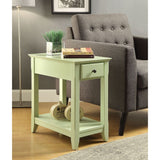 Bertie Light Green Finish Accent Table