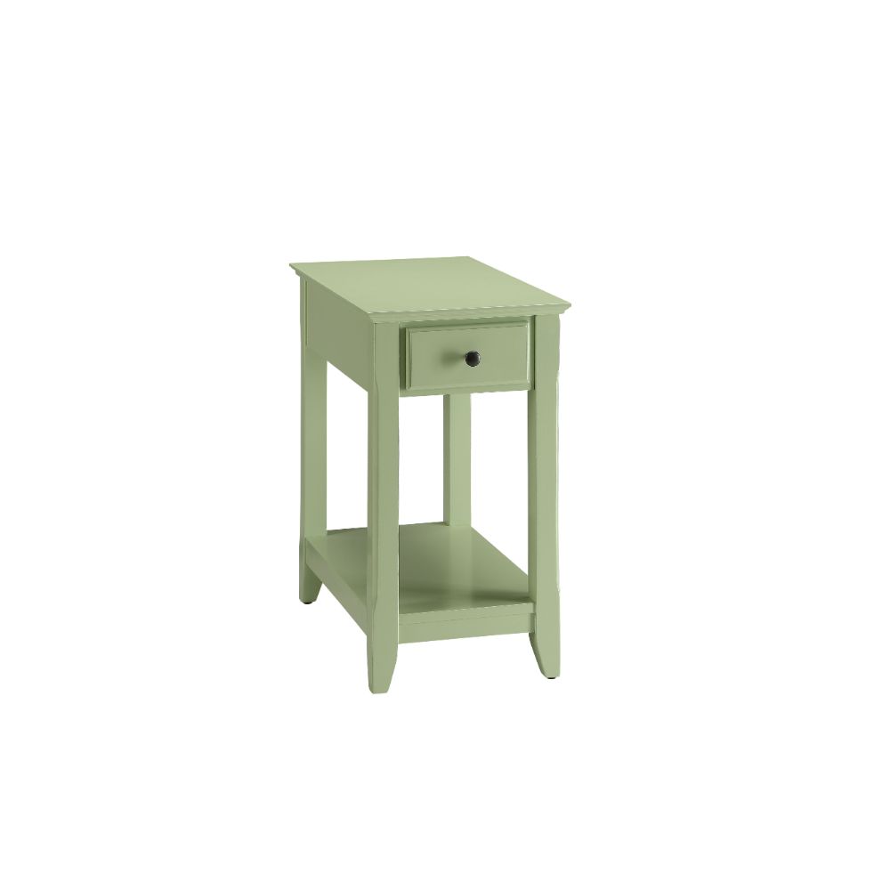 Bertie Light Green Finish Accent Table