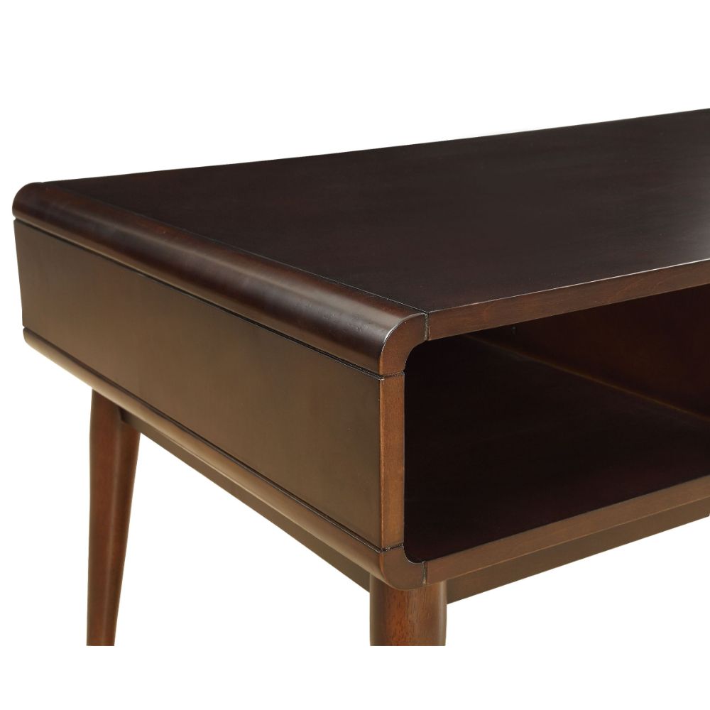 Christa White & Espresso Finish Coffee Table