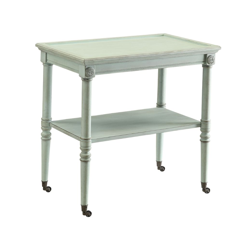 Frisco Antique Green Finish Tray Table