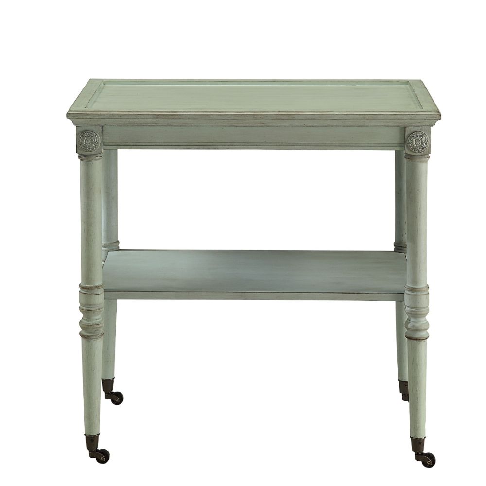 Frisco Antique Green Finish Tray Table