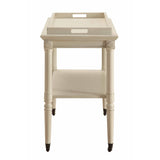 Frisco Antique White Finish Tray Table