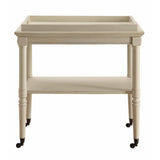 Frisco Antique White Finish Tray Table