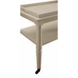 Frisco Antique White Finish Tray Table