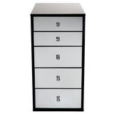 SlayStation® 5-Drawer Mirrored Vanity Storage Unit