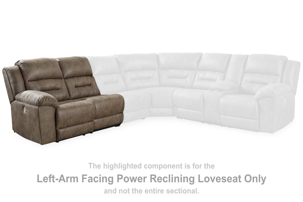 Ravenel Fossil Left-Arm Facing Power Reclining Loveseat