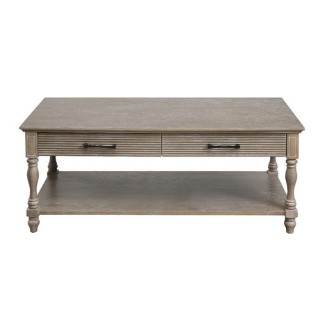 Ariolo Weathered Oak Finish Coffee Table