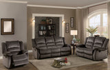 Jarita Chocolate Double Reclining Living Room Set