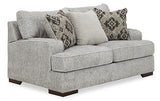 Mercado Pewter Loveseat