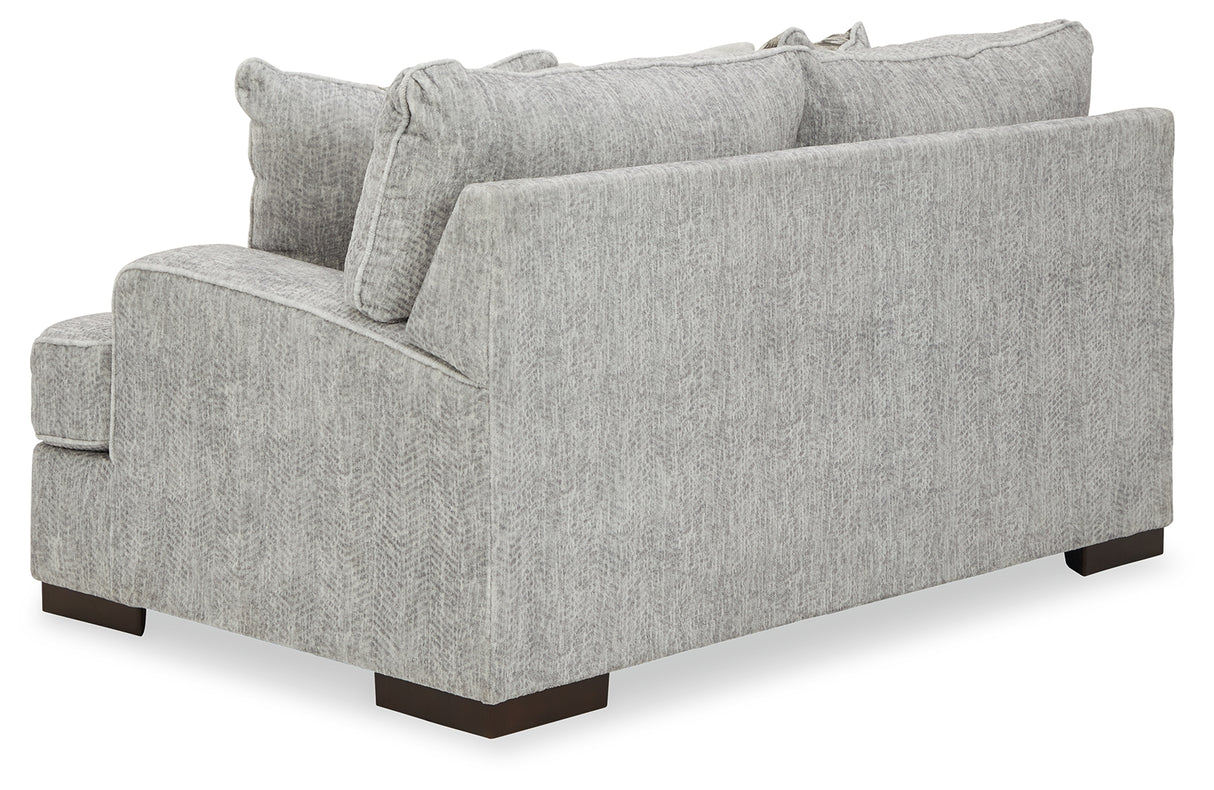 Mercado Pewter Loveseat