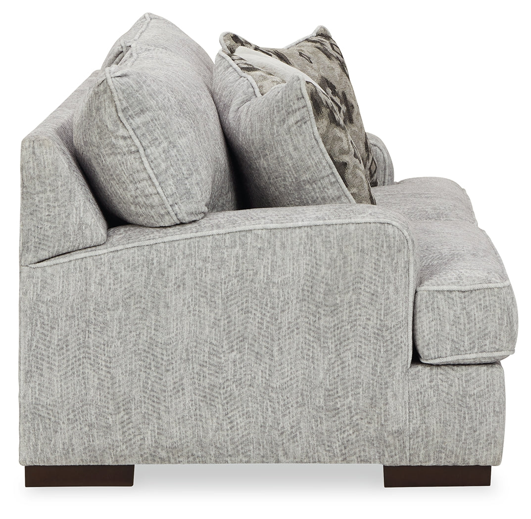 Mercado Pewter Loveseat