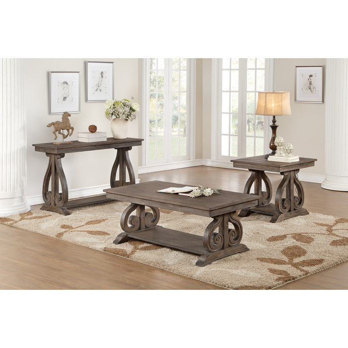 Toulon Dark Oak Sofa Table