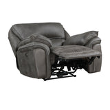 Proctor Gray Microfiber Power Reclining Chair