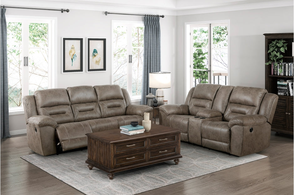 Hazen Brown Living Room Set