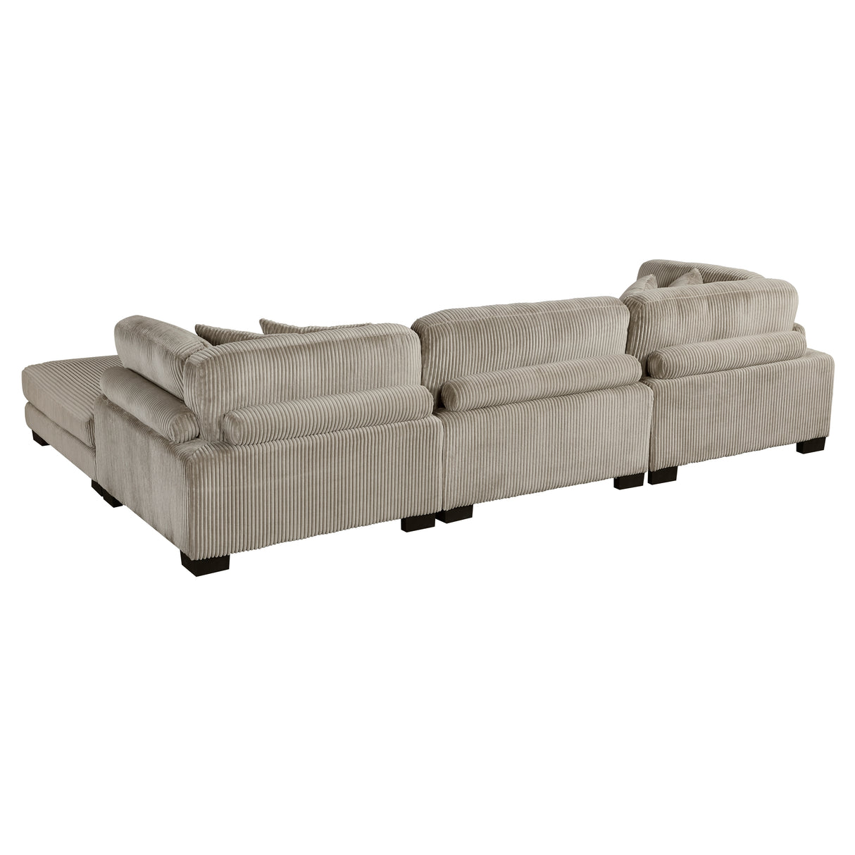 4-Piece Modular Sectional With Ottoman