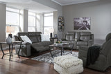 Jesolo Dark Gray Reclining Sofa