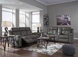 Jesolo Dark Gray Reclining Sofa