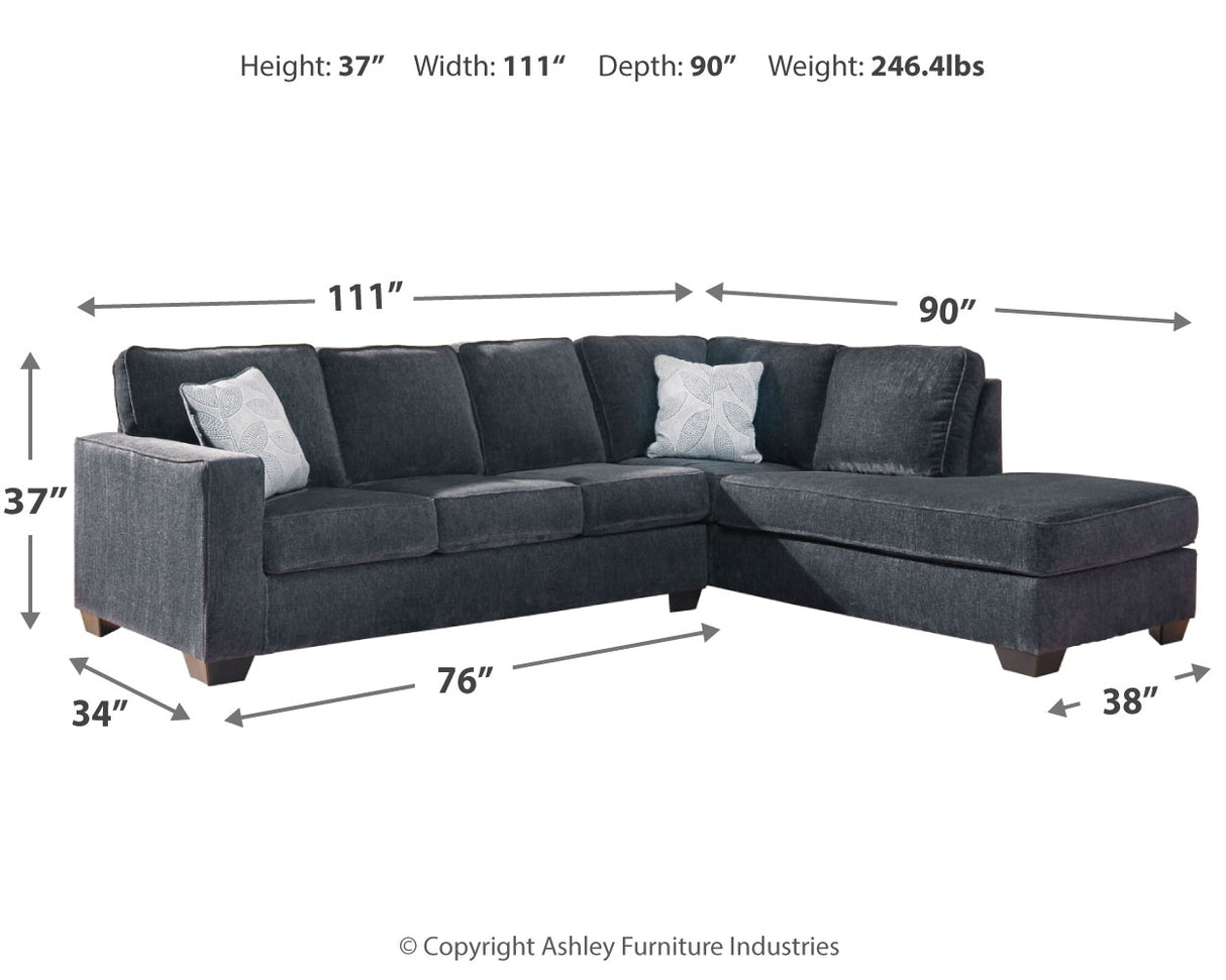 Altari 2-Piece Sectional and Ottoman