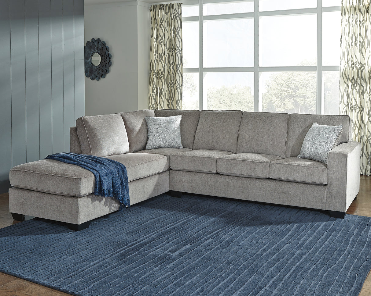 Altari 2-Piece Sectional with Chaise, Loveseat and Ottoman