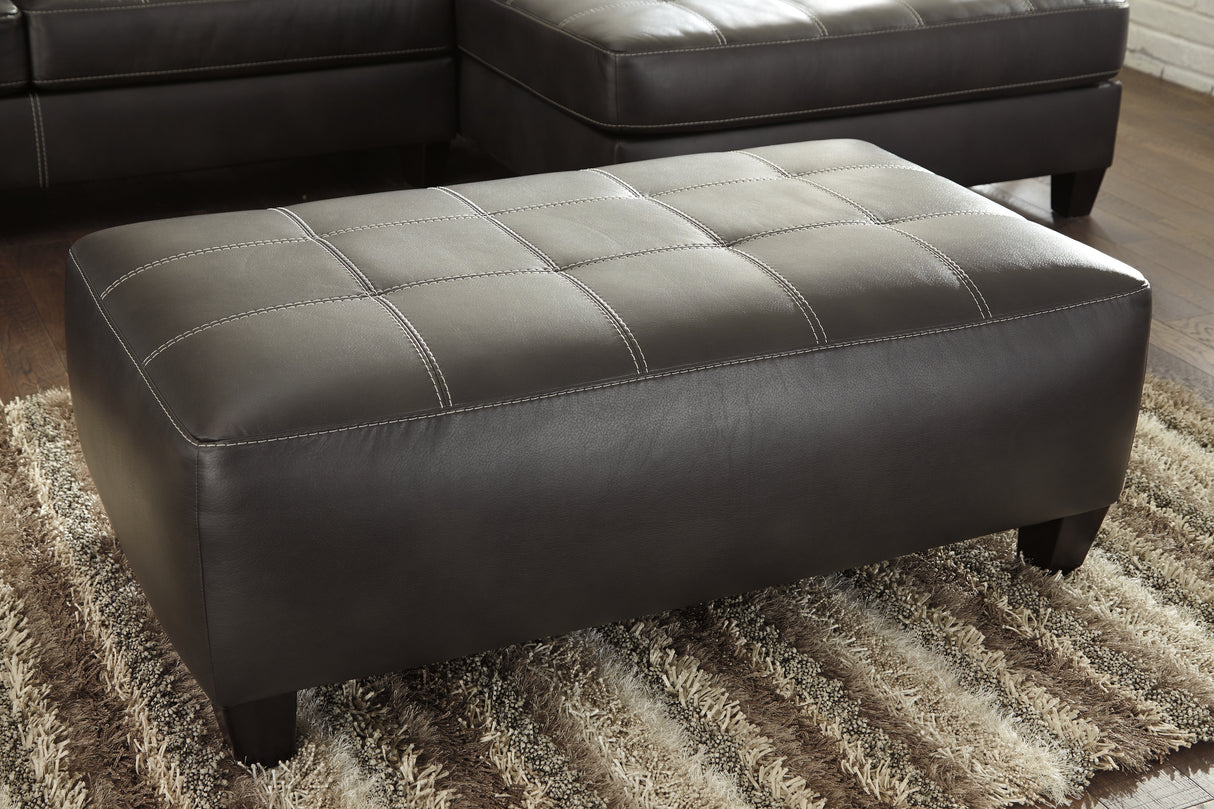 Nokomis 2-Piece Sectional with Chaise and Oversized Accent Ottoman