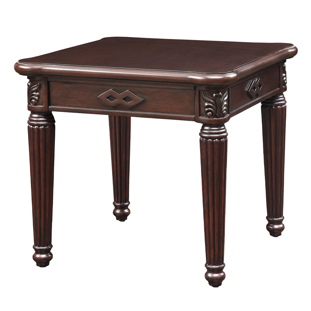 Chateau Espresso Finish De Ville End Table