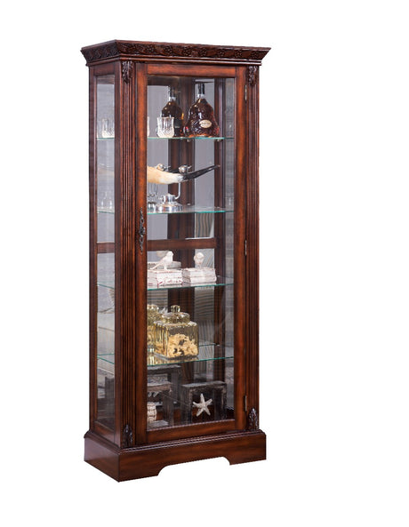 Addy Cherry Finish Curio